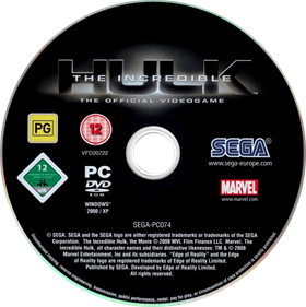 The Incredible Hulk - Disc Image