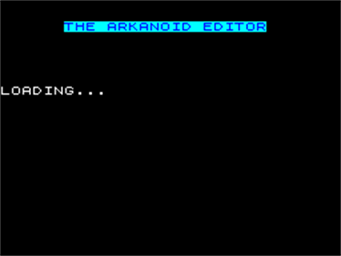 The Arkanoid Editor - Screenshot - Game Title Image