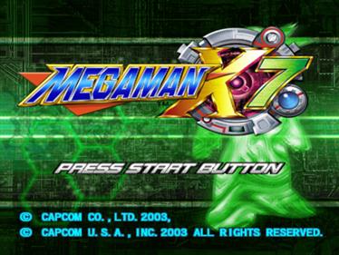 Mega Man X7 - Screenshot - Game Title Image