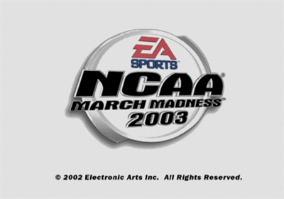 NCAA March Madness 2003 - Screenshot - Game Title Image