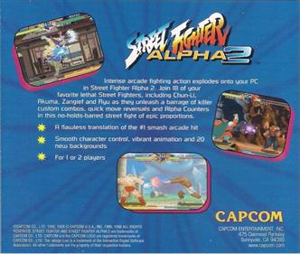 Street Fighter Alpha 2 - Box - Back Image