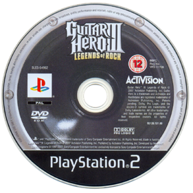 Guitar Hero III: Legends of Rock - Disc Image