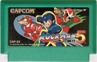 Mega Man 5 - Cart - Front Image