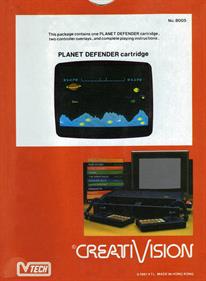 Planet Defender - Box - Back Image