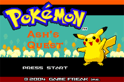 Pokémon Ash's Quest - Screenshot - Game Title Image