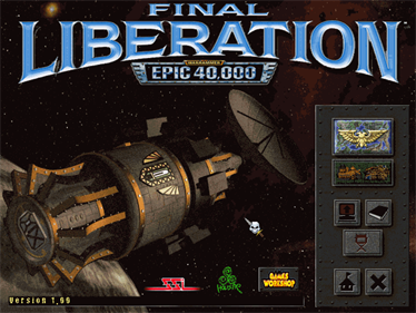Final Liberation: Warhammer Epic 40,000 - Screenshot - Game Title Image