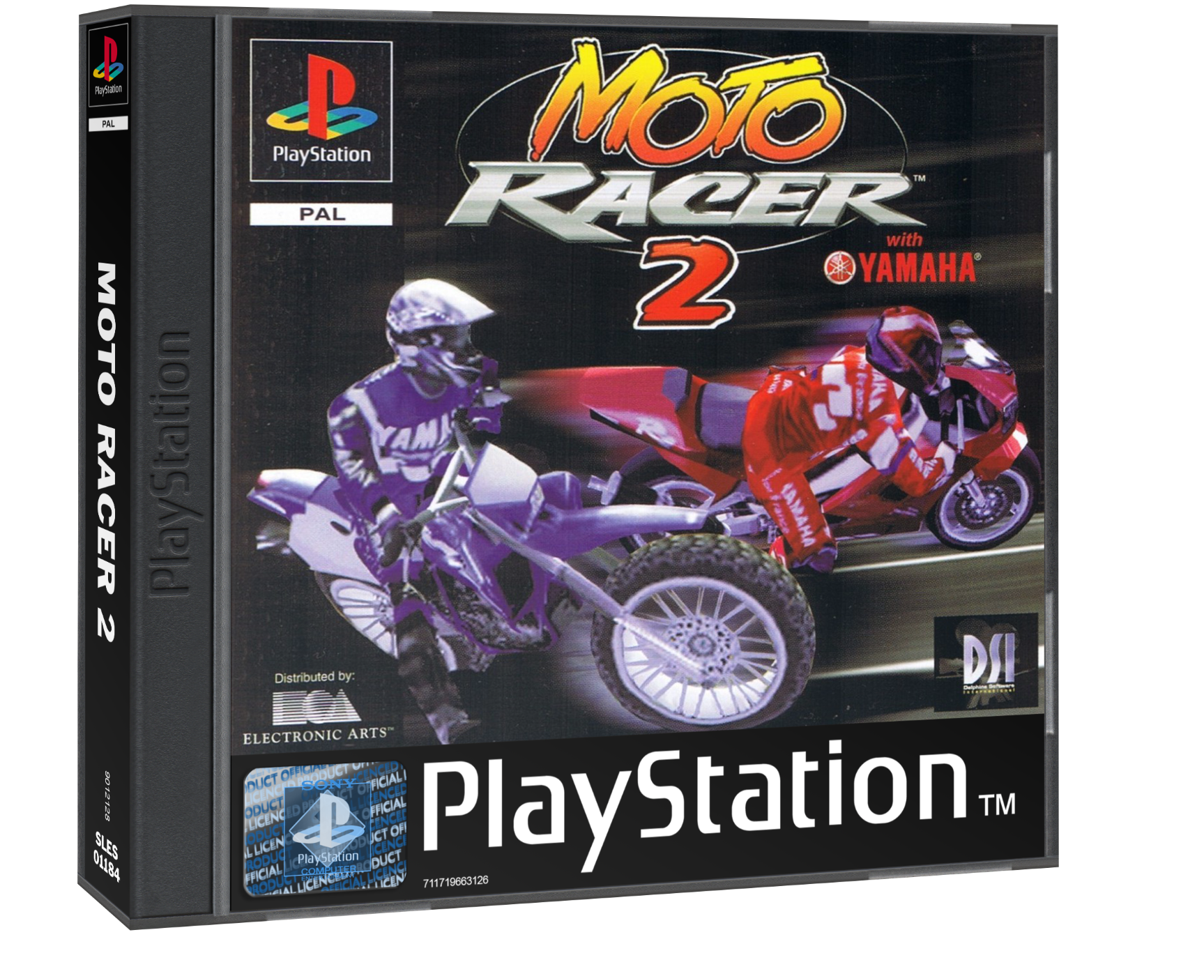 Moto Racer 2  (PS1) Gameplay 