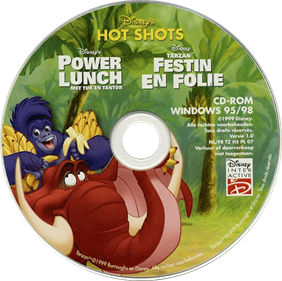 Disney Hot Shots: Disney's Terk & Tantor Power Lunch - Disc Image