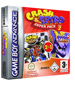 Crash & Spyro Super Pack Volume 2 - Box - 3D Image