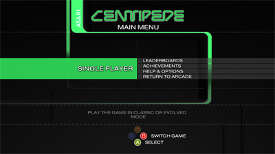 Centipede & Millipede - Screenshot - Game Select Image