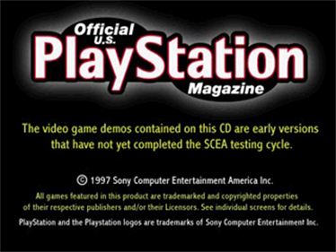 Official U.S. PlayStation Magazine Demo Disc 06 - Screenshot - Game Title Image
