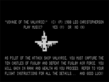 Voyage of the Valkyrie - Screenshot - Game Title Image