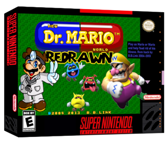 Dr. Mario World Redrawn - Box - 3D Image