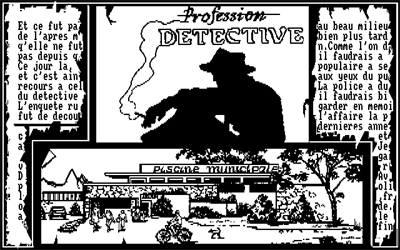 Profession Détective - Screenshot - Game Title Image