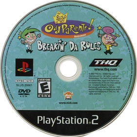 The Fairly OddParents: Breakin' da Rules - Disc Image