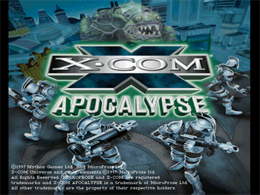X-COM: Apocalypse - Screenshot - Game Title Image