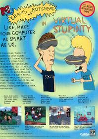 Beavis and Butt-Head in Virtual Stupidity - Advertisement Flyer - Front Image