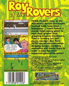 Roy of the Rovers - Box - Back Image