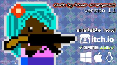 death by flower arrangement - Advertisement Flyer - Front