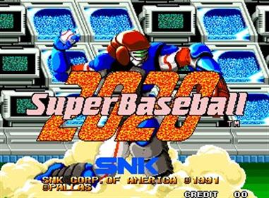 Super Baseball 2020 - Screenshot - Game Title