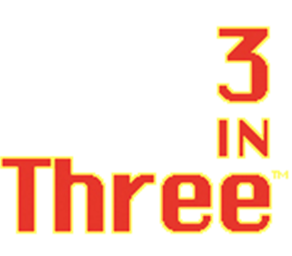 3 in Three - Clear Logo Image