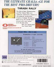 Thrash Rally - Box - Back Image