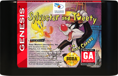 Sylvester and Tweety in Cagey Capers - Cart - Front Image