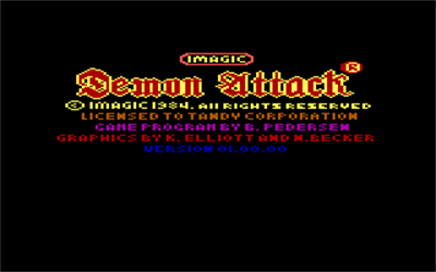 Demon Attack - Screenshot - Game Title Image