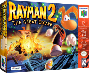Rayman 2: The Great Escape - Box - 3D Image
