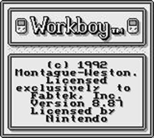 Workboy - Screenshot - Game Title Image