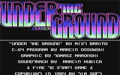 Under the Ground - Screenshot - Game Title Image