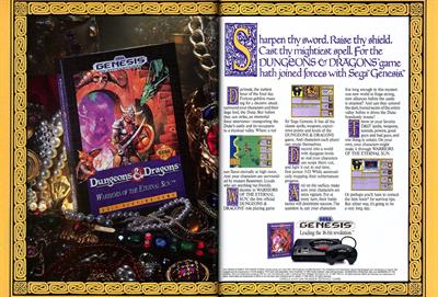 Dungeons & Dragons: Warriors of the Eternal Sun - Advertisement Flyer - Back Image