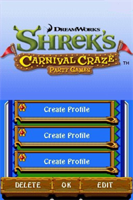 Shrek's Carnival Craze: Party Games - Screenshot - Game Title Image
