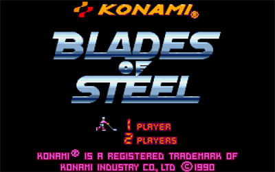 Blades of Steel - Screenshot - Game Select Image