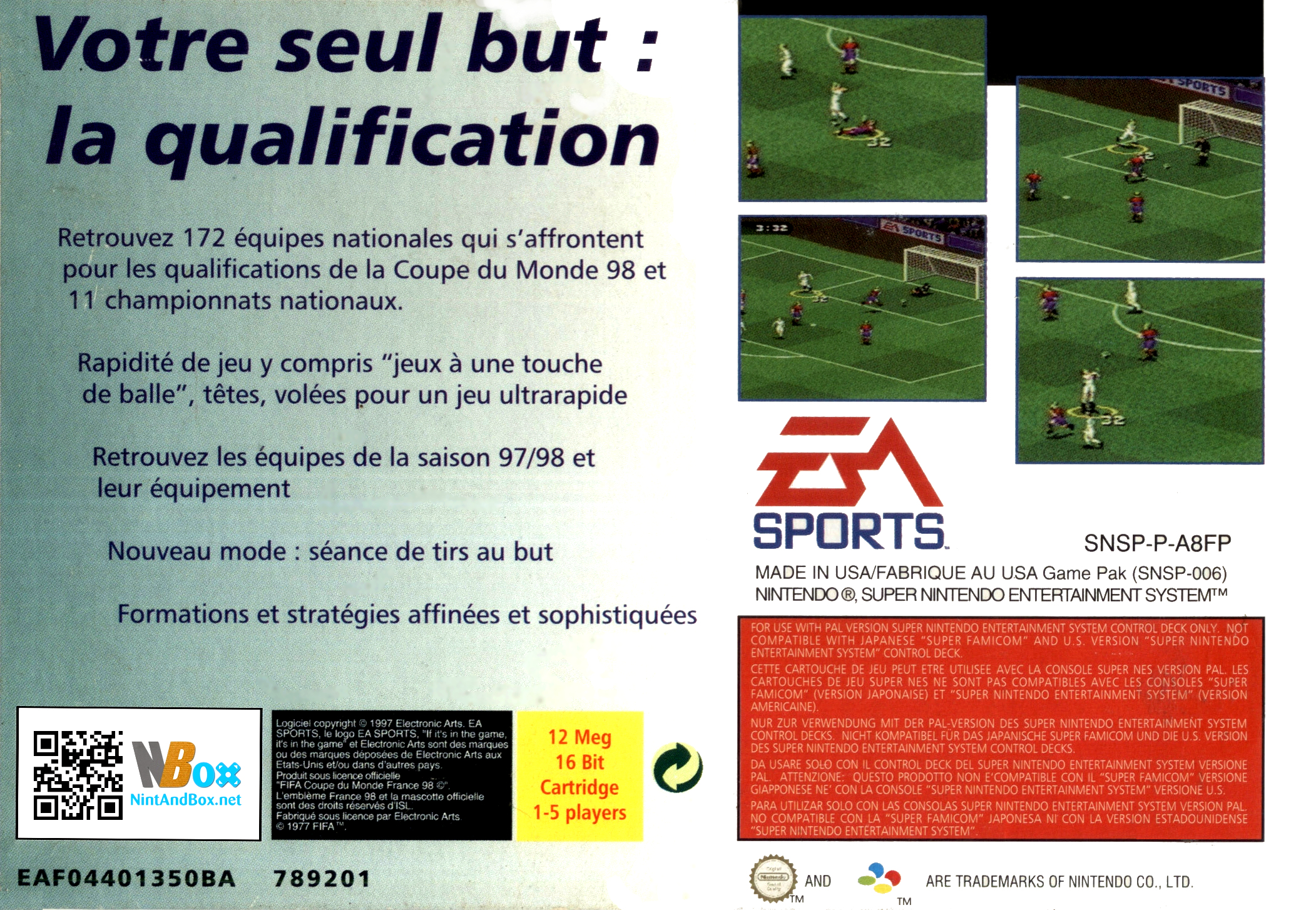 FIFA 98: Road to World Cup Images - LaunchBox Games Database