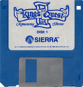 King's Quest II: Romancing the Throne - Disc Image