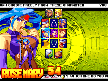 Asura Buster: Eternal Warriors - Screenshot - Game Select Image