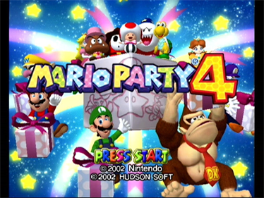 Mario Party 4 - Screenshot - Game Title Image