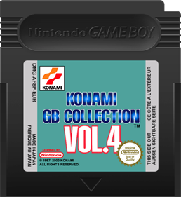 Konami GB Collection: Vol.4 - Fanart - Cart - Front Image