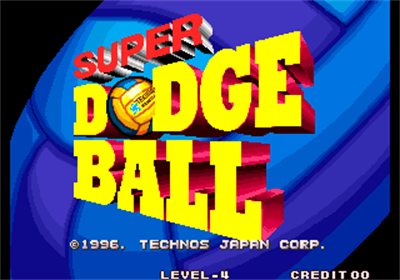 Super Dodge Ball: Neo Geo - Screenshot - Game Title Image