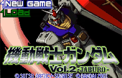 Kidou Senshi Gundam Vol. 2: Jaburo - Screenshot - Game Title Image