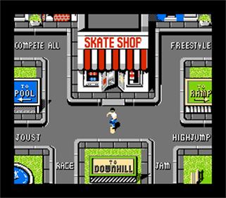 Skate or Die - Screenshot - Game Select Image