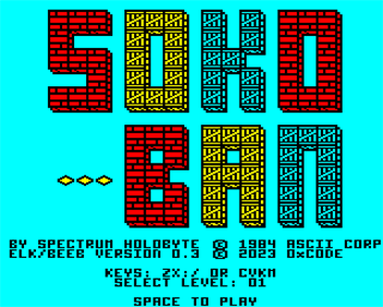 Soko-Ban - Screenshot - Game Title Image