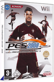 PES 2008: Pro Evolution Soccer - Box - 3D Image