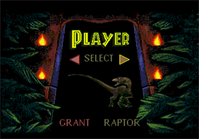 Jurassic Park - Screenshot - Game Select Image