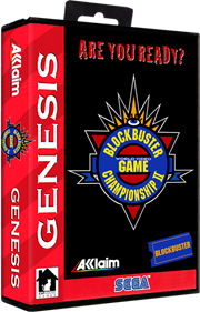 Blockbuster World Video Game Championship II - Box - 3D Image