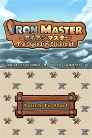 Iron Master: The Legendary Blacksmith - Screenshot - Game Title Image
