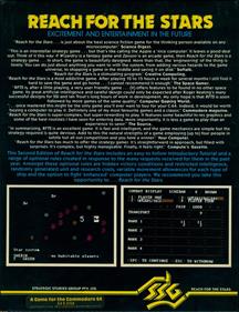 Reach for the Stars: The Conquest of the Galaxy - Box - Back Image