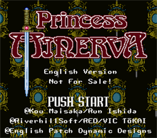 Princess Minerva - Screenshot - Game Title Image