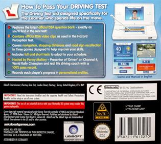 How to Pass Your Driving Test - Box - Back Image
